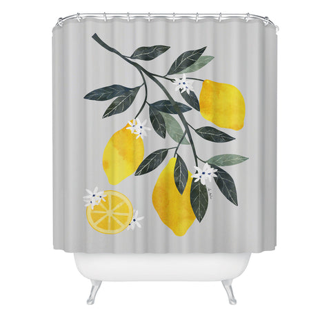 El buen limon Lemon tree branch Shower Curtain