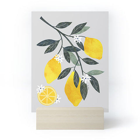 El buen limon Lemon tree branch Mini Art Print