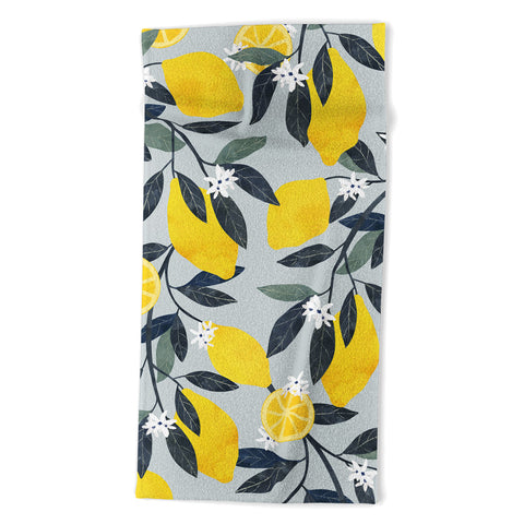 El buen limon Lemon tree branch Beach Towel