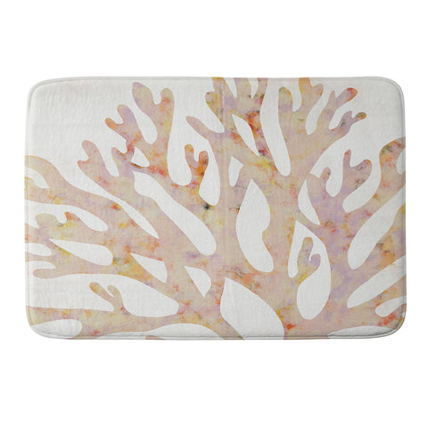 El buen limon Marine corals Memory Foam Bath Mat