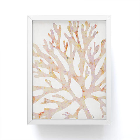El buen limon Marine corals Framed Mini Art Print