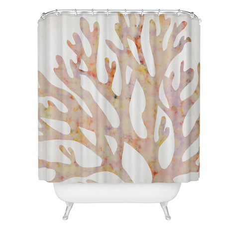 El buen limon Marine corals Shower Curtain