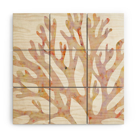 El buen limon Marine corals Wood Wall Mural