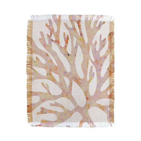 El buen limon Marine corals Throw Blanket