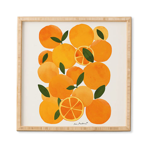 El buen limon mediterranean oranges still life Framed Wall Art