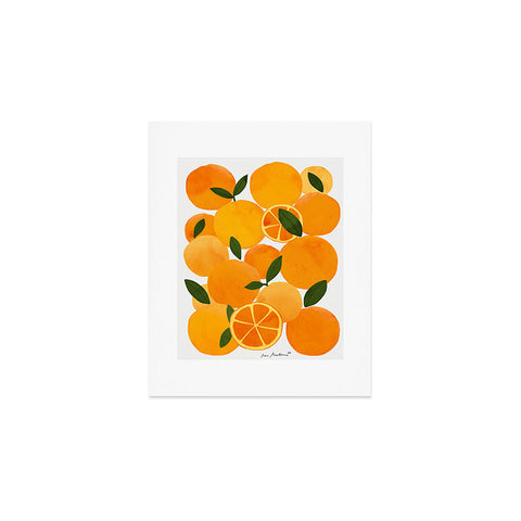 El buen limon mediterranean oranges still life Art Print