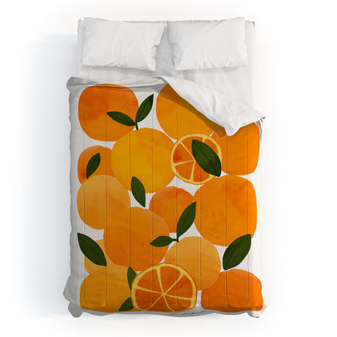 El buen limon mediterranean oranges still life Comforter