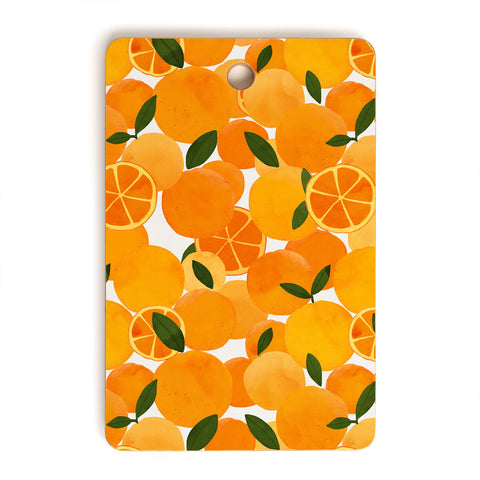 El buen limon mediterranean oranges still life Cutting Board Rectangle