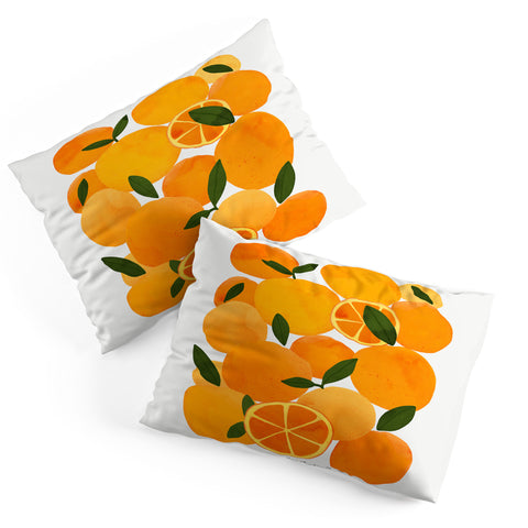 El buen limon mediterranean oranges still life Pillow Shams