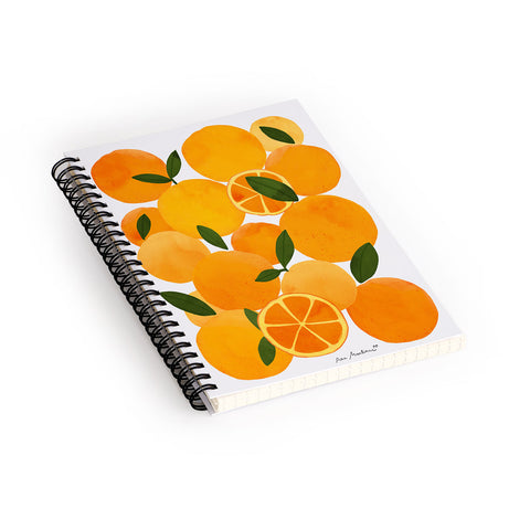 El buen limon mediterranean oranges still life Spiral Notebook