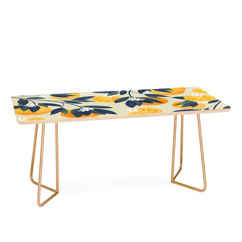 El buen limon Oranges branch and flowers Coffee Table