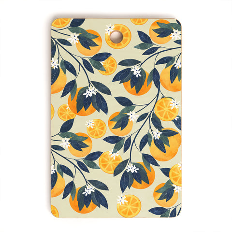 El buen limon Oranges branch and flowers Cutting Board Rectangle