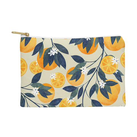 El buen limon Oranges branch and flowers Pouch