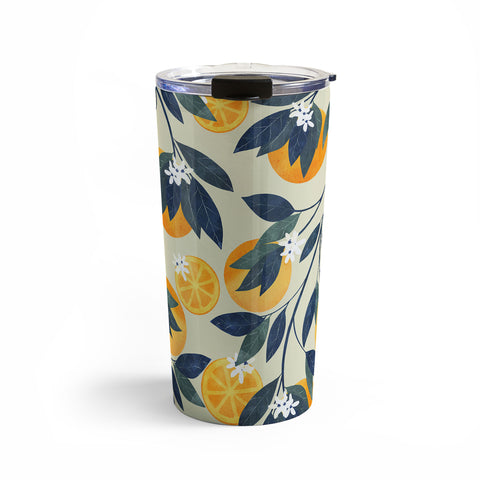 El buen limon Oranges branch and flowers Travel Mug