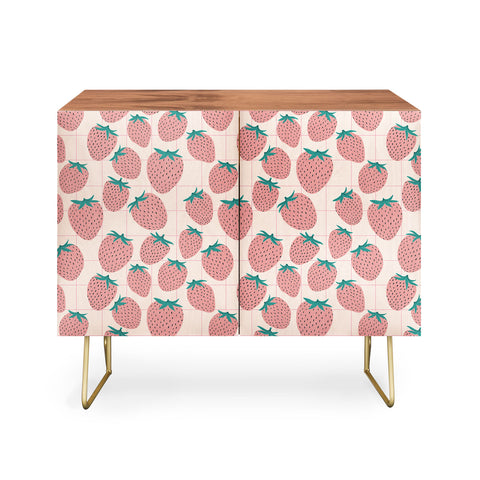 El buen limon Pink strawberries I Credenza