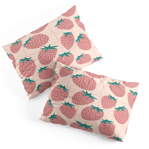El buen limon Pink strawberries I Pillow Shams