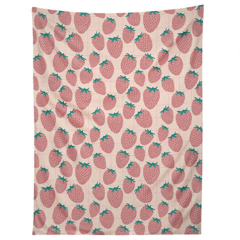 El buen limon Pink strawberries I Tapestry