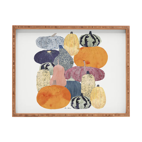 El buen limon Pumpkin still life Rectangular Tray