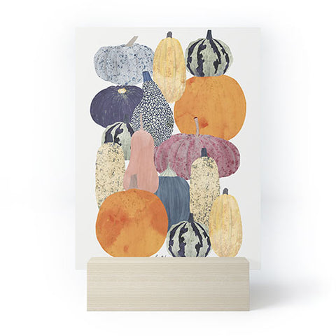 El buen limon Pumpkin still life Mini Art Print