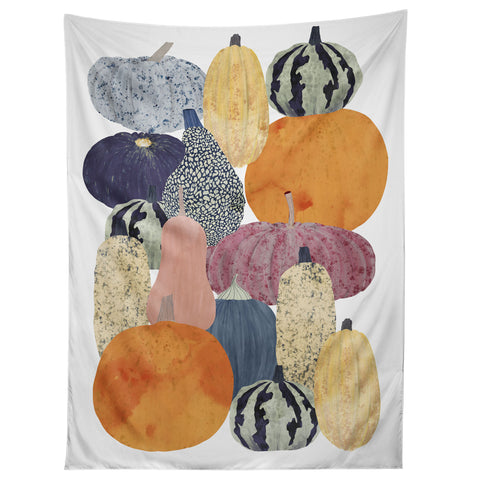 El buen limon Pumpkin still life Tapestry