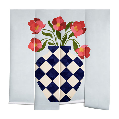 El buen limon Roses and vase with diamonds Wall Mural