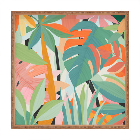 El buen limon Tropical forest I Square Tray