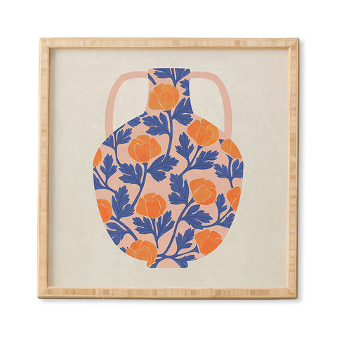 El buen limon Vase and roses collection Framed Wall Art havenly