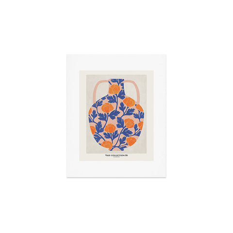 El buen limon Vase and roses collection Art Print