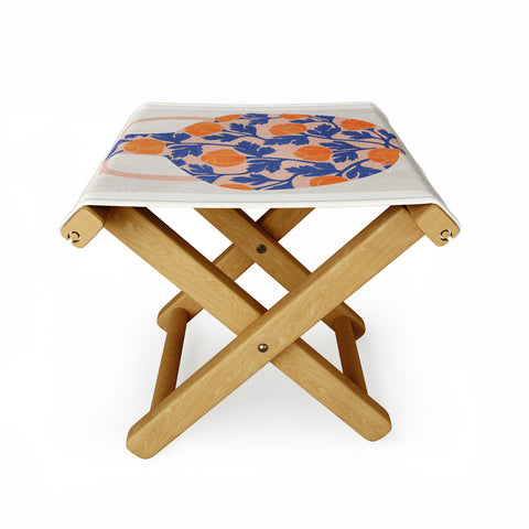 El buen limon Vase and roses collection Folding Stool