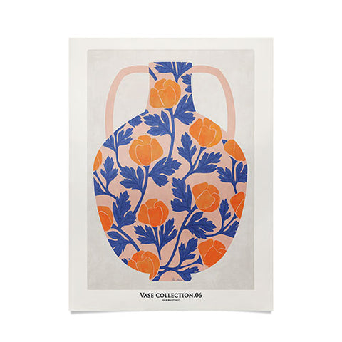 El buen limon Vase and roses collection Poster