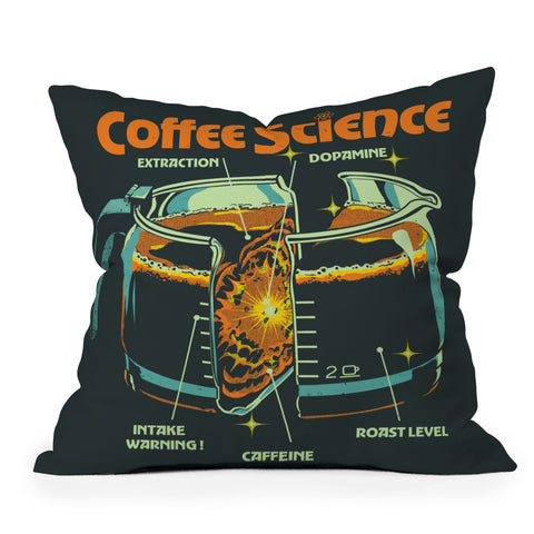 Elan Harris COFFEE SCIENCE Outdoor Throw Pillow