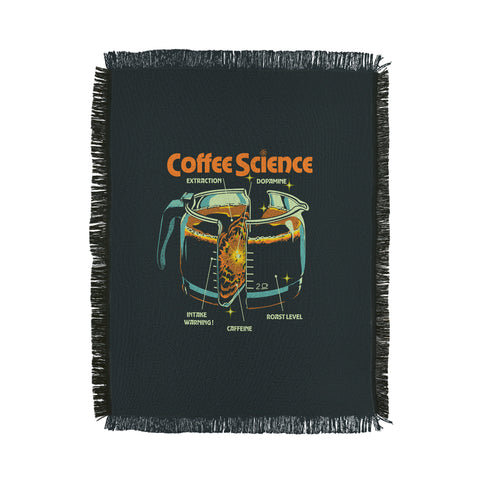 Elan Harris COFFEE SCIENCE Throw Blanket