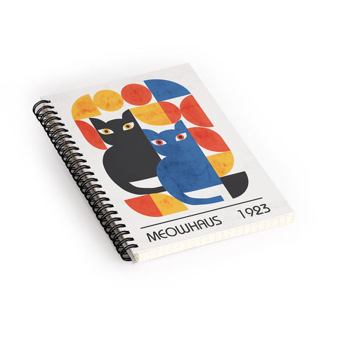 Elan Harris MEOWHAUS 1923 Spiral Notebook