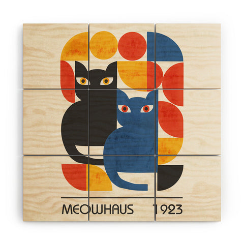 Elan Harris MEOWHAUS 1923 Wood Wall Mural