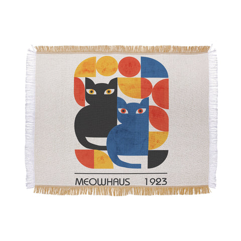 Elan Harris MEOWHAUS 1923 Throw Blanket