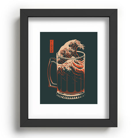 Elan Harris The Great Wave of Beer Recessed Framing Rectangle