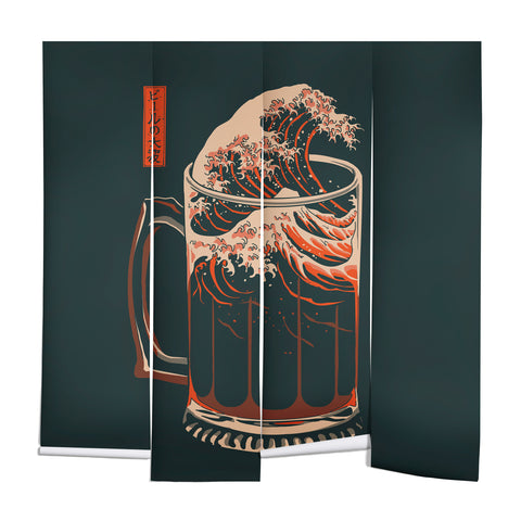 Elan Harris The Great Wave of Beer Wall Mural