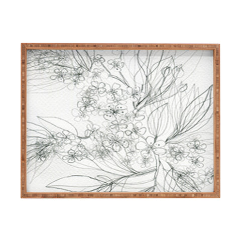 Elena Blanco Pencil blossom Rectangular Tray