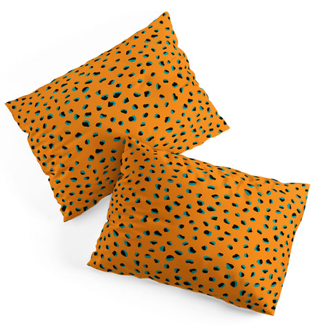 Elisa Bell Funky cheetah animal print Pillow Shams