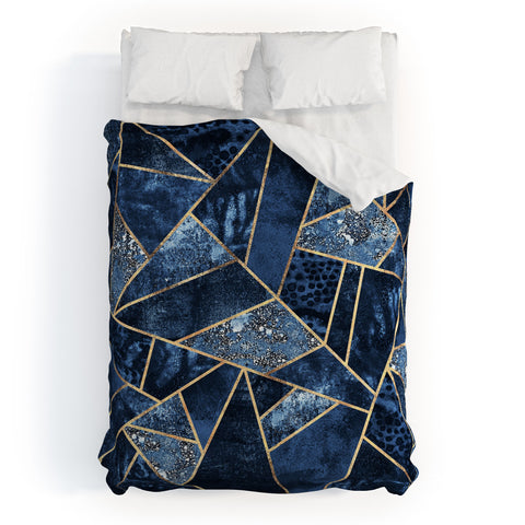 Elisabeth Fredriksson Blue Stone Duvet Cover