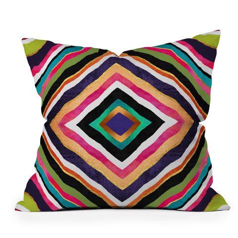Elisabeth Fredriksson Color Slice Outdoor Throw Pillow