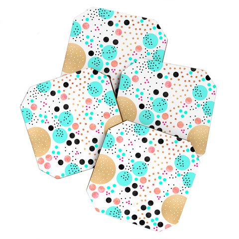 Elisabeth Fredriksson Colorful Champagne Coaster Set