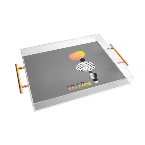 Elisabeth Fredriksson Find Your Balance Acrylic Tray