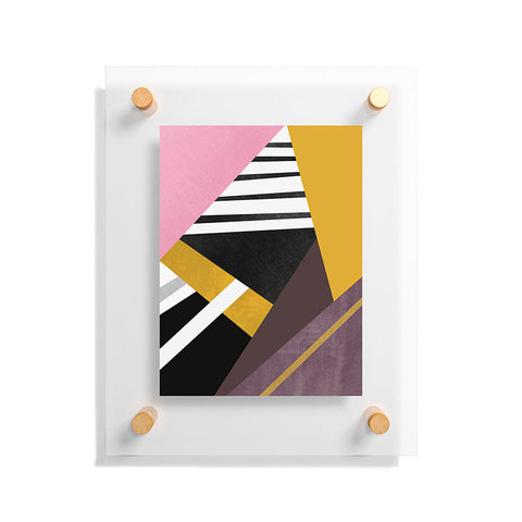 Elisabeth Fredriksson Geometric Combination 1 Floating Acrylic Print