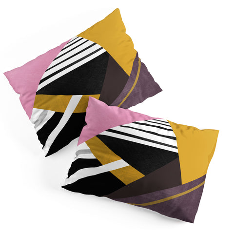 Elisabeth Fredriksson Geometric Combination 1 Pillow Shams