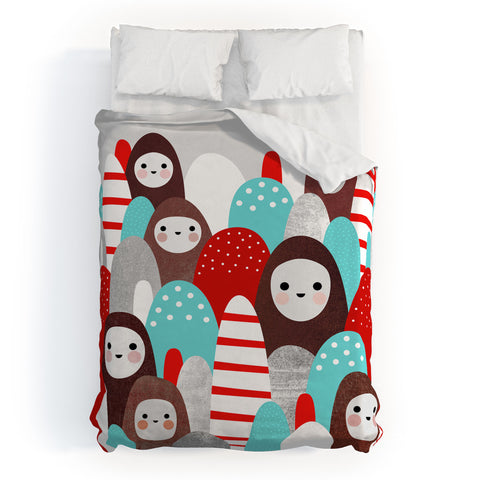 Elisabeth Fredriksson Gingerbread Spirits Duvet Cover