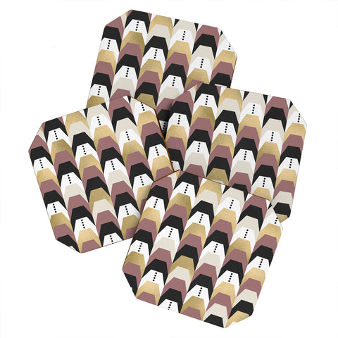 Elisabeth Fredriksson Gold Bullions Coaster Set