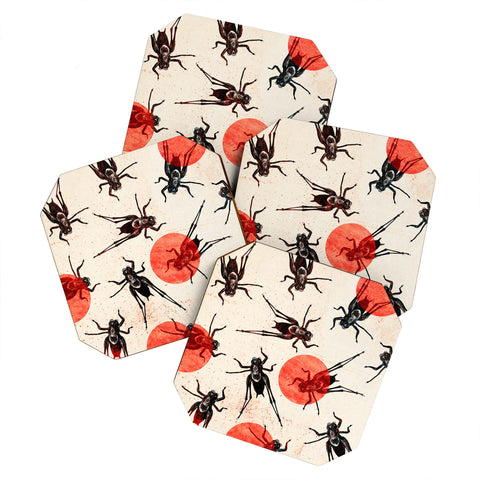 Elisabeth Fredriksson Grasshoppers Coaster Set