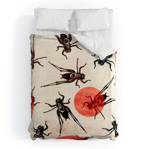 Elisabeth Fredriksson Grasshoppers Duvet Cover