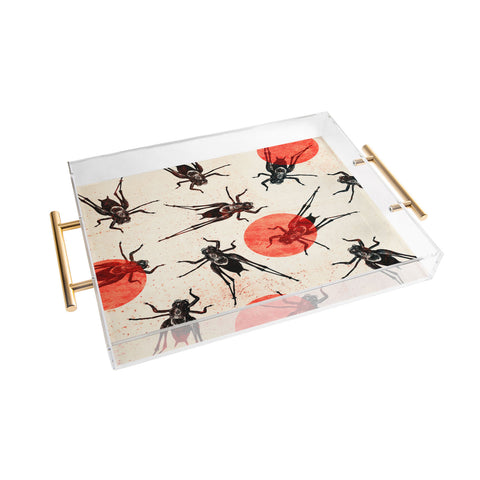 Elisabeth Fredriksson Grasshoppers Acrylic Tray